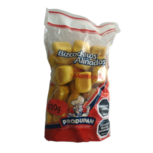 [055148] Bizcochitos Aliñados Con Mantequilla Produpan 220Gr