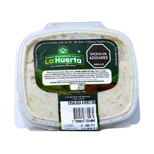 [055056] Ensalada Americana La Huerta 280Gr