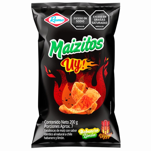 [055050] Maizitos Uy Habanero Limón Ramo 200Gr