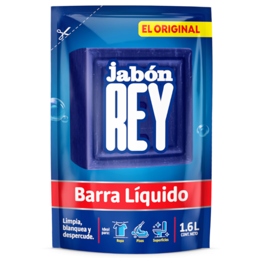 [055067] Jabón Rey Barra Liquido Doypak 1600Ml