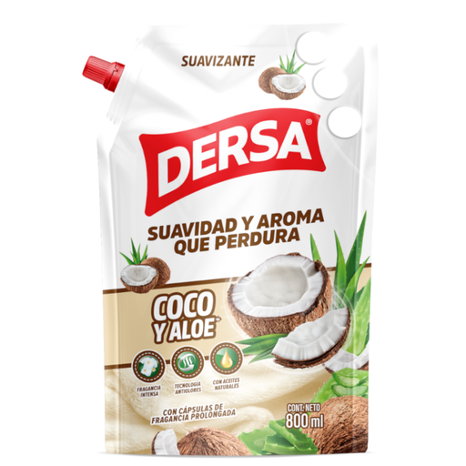 [055071] Suavizante Dersa Coco Y Aloe 800Ml
