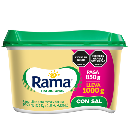 [055227] Margarina Rama Con Sal Pague 850Gr LLeve 1000Gr
