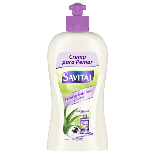 [055074] Crema Para Peinar Savital Complejo Hialurónico Y Savital 275Ml