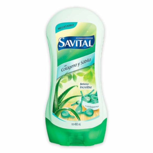 [055078] Acondicionador Savital Colágeno Y Sábila 490Ml