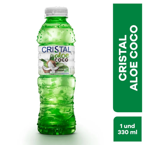 [055097] Agua Cristal Aloe Coco 330Ml