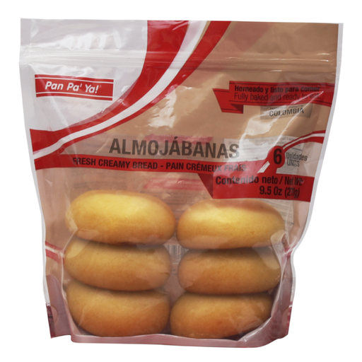 [055102] Almojábanas Pan Pa' Ya! 6 Unidades 270Gr