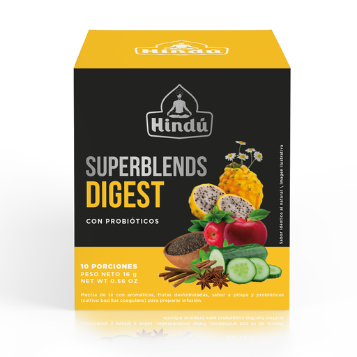 [055105] Té Aromática Hindú Digestivo Con Probióticos 10 Unidades 16Gr