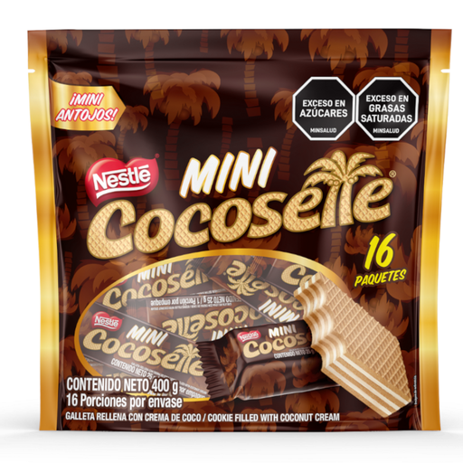 [055140] Galleta Mini Cocosette  16 Unidades 400Gr