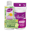 Agua Micelar Pomys Pepino Y Caléndula Desmaquillante 250Ml Gratis Rueditas Faciales