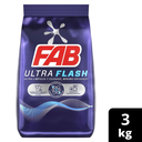 Detergente Polvo Fab Ultra Flash 3000Gr
