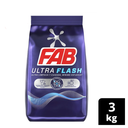 Detergente Polvo Fab Ultra Flash 3000Gr