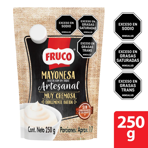 [055344] Mayonesa Fruco Artesanal Doypack 250Gr