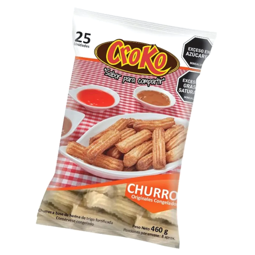 [055322] Churros Originales Croko 25 Unidades 460Gr 