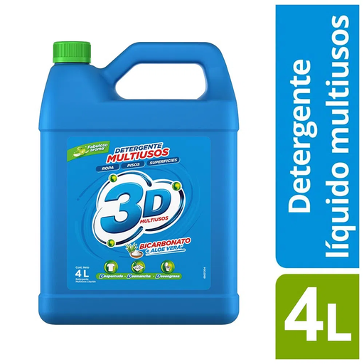 [055319] Detergente Líquido 3D Multiusos 4000Ml