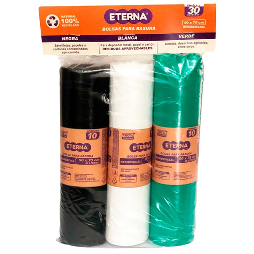 [055310] Bolsa Eterna Residencial Surtida 3 Unidades