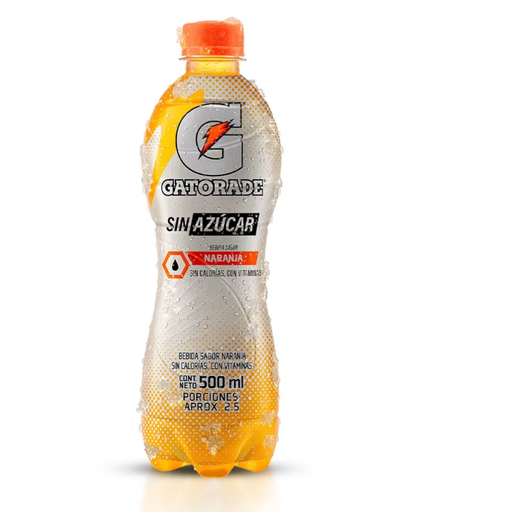 [055294] Gatorade Naranja Sin Azúcar 500Ml