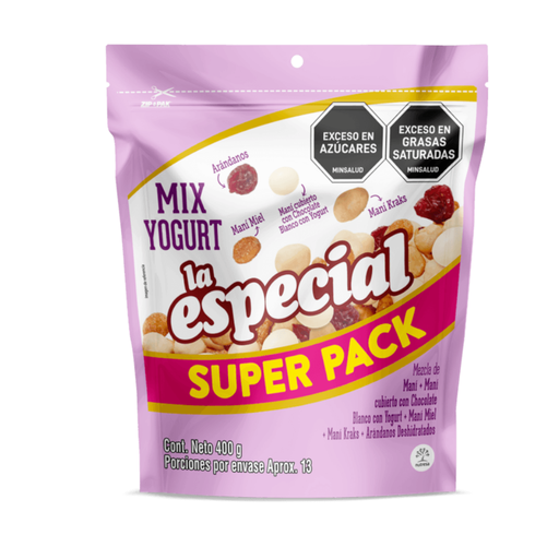 [055270] Maní La Especial Mix Yogurt Doypack 400Gr