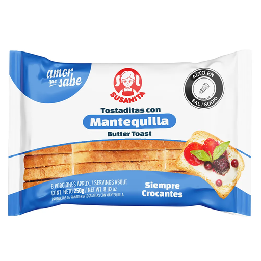 [055419] Tostaditas Mantequilla Susanita 250Gr