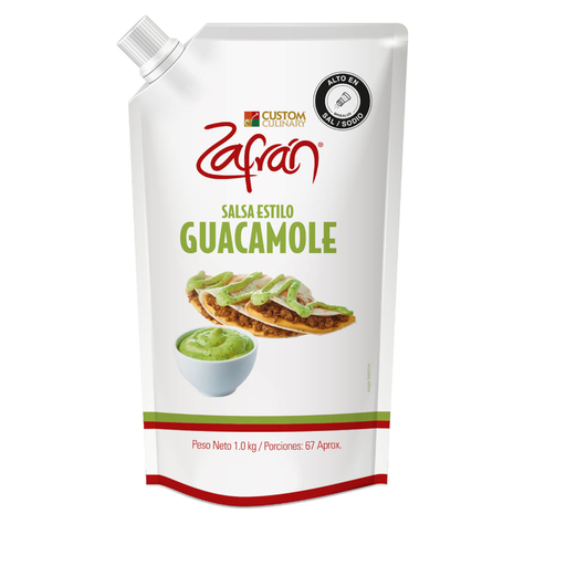[055228] Salsa Zafran Tipo Guacamole Doypak 1000Gr