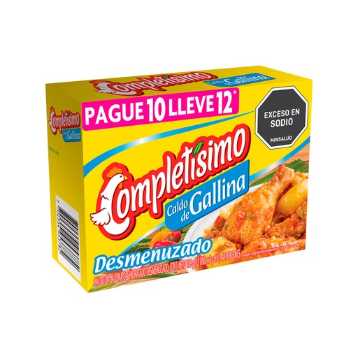 [055219] Caldo Gallina Completísimo 108Gr Pague 10 Lleve 12 