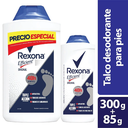 Talco Rexona Efficient 300Gr Gratis Talco 85Gr