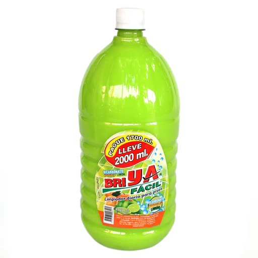 [042700] Limpiador Líquido Briyafacil Bicarbonato, Naranja Y Limón 2000Ml