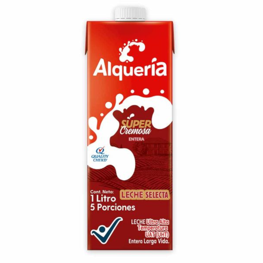 [055480] Leche UHT Alqueria Entera Super Cremosa Tetrapak 1000Ml