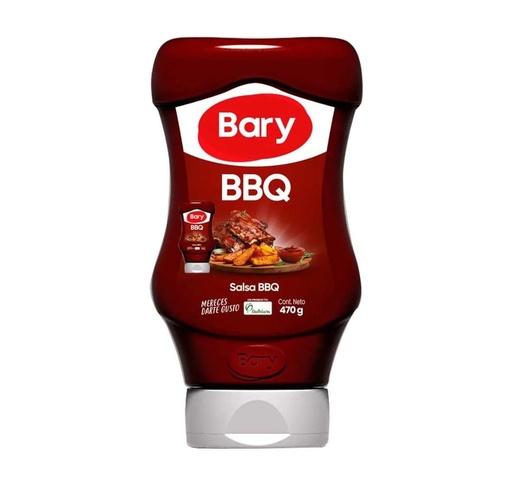 [055490] Salsa Bbq Bary Pet 470Gr
