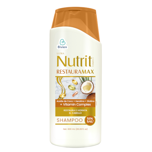 [055473] Shampoo Nutrit Restauramax Sin Sal 600Ml