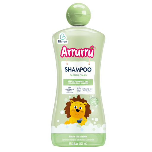 [055467] Shampoo Arrurru Cabello Claro Con Extracto De Manzanilla 400Ml