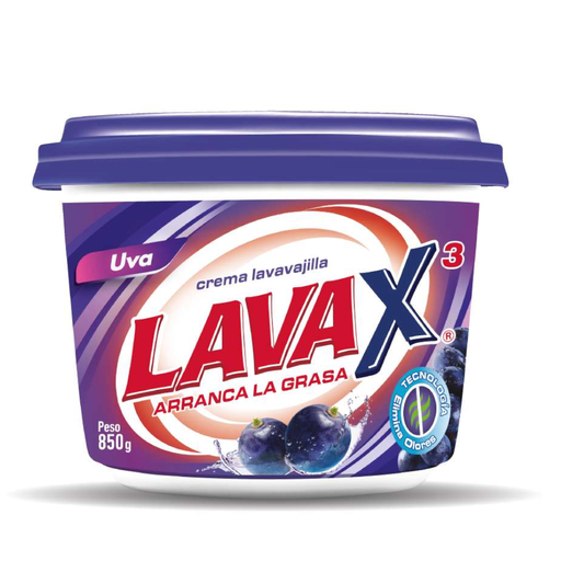 [055538] Lavavajilla LavaX3 Uva Crema 850Gr