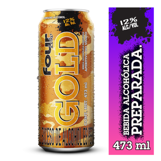 [055533] Bebida Alcohólica Preparada Four Loko Gold 473Ml