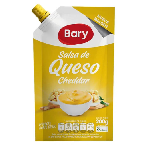 [055509] Salsa Queso Cheddar Bary Doypack 200Gr