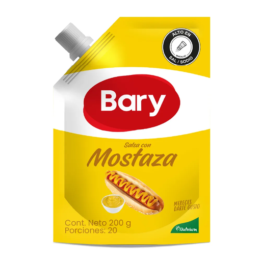 [019753] Mostaza Bary Doypack 200Gr