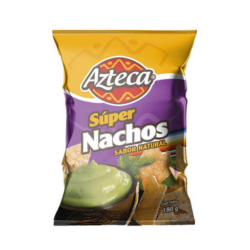 [047685] Super Nachos Azteca Sabor Natural 180Gr