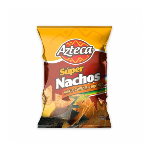 [055422] Super Nachos Azteca Sabor Bbq 180Gr