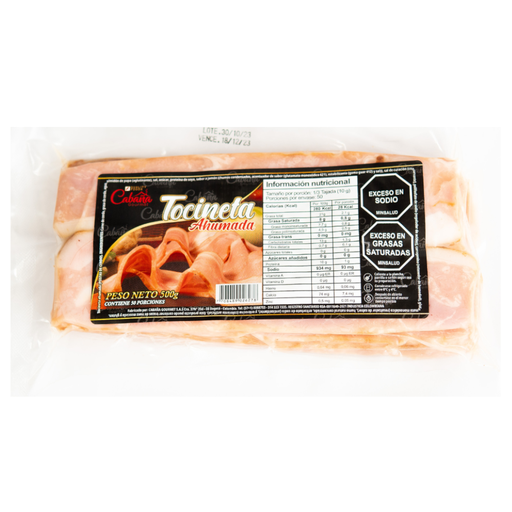[055526] Tocineta Ahumada Cabana 500Gr