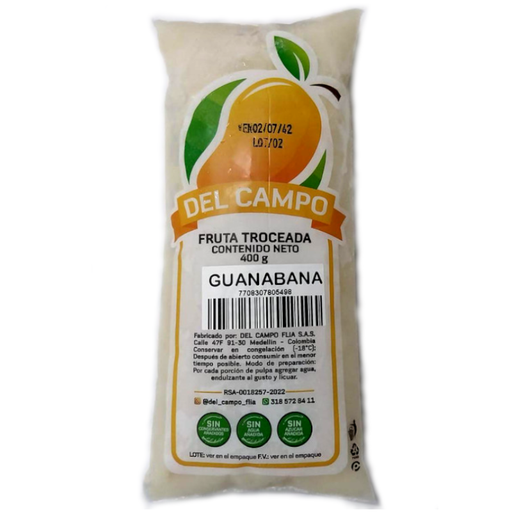 [055563] Fruta Troceada Guanábana Del Campo 400Gr