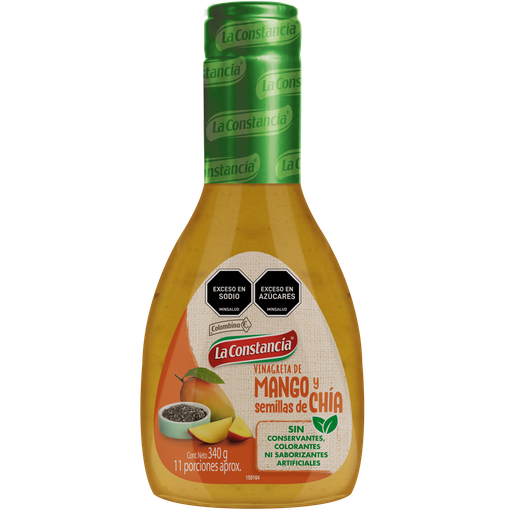[055580] Vinagreta La Constancia Mango Chía 340Ml