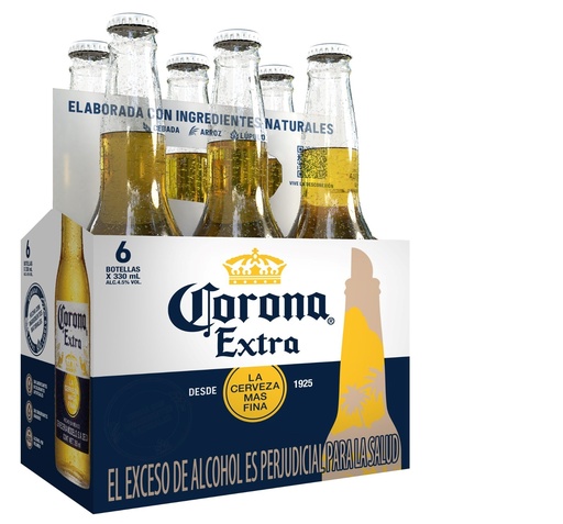 [055596] Cerveza Corona Extra 330Cc 6 Unidades