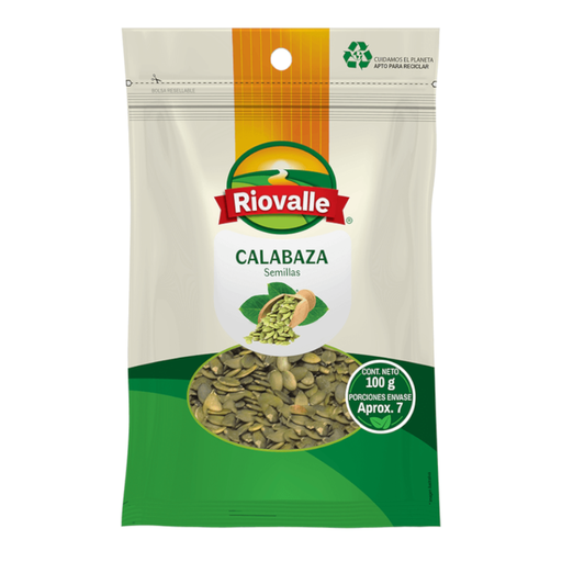 [055608] Semillas Calabaza Riovalle 100Gr