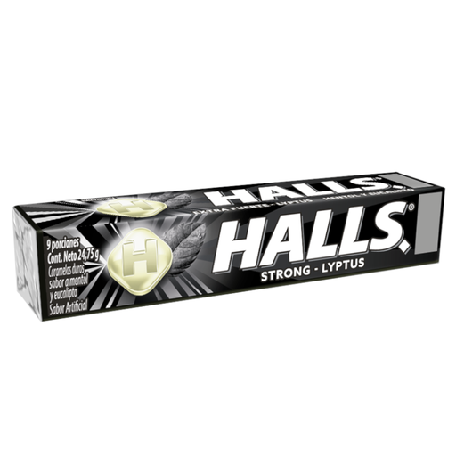 [055621] Halls Extra Fuerte Lyptus 9 Unidades 24.75Gr