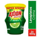 Lavaplatos Axion Limón Crema 850Gr 2 Unidades