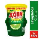 Lavaplatos Axion Limón Crema 425Gr 2 Unidades