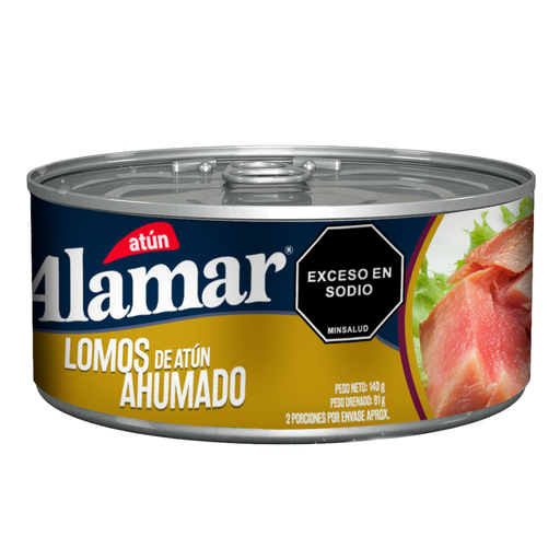 [055643] Atún Alamar Lomos Ahumado 140Gr