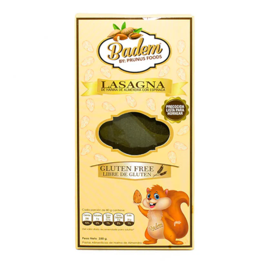 [055646] Lasagna  A Base De Harina Almendra Con Espinaca Badem  250Gr
