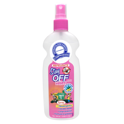 [055653] Repelente Líquido De Insectos  Stay Off Niños Spray 120Ml