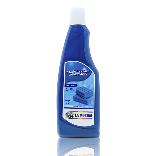 [055654] Jabón De Barra Líquido Azúl La Morena 1000Ml