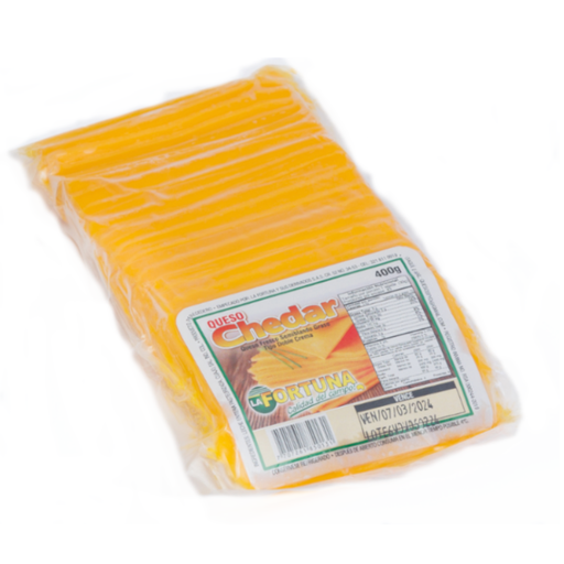 [055661] Queso Cheddar La Fortuna 400Gr