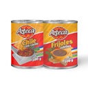 Chile Con Carne 300Gr + Frijol Refrito 300Gr Azteca
